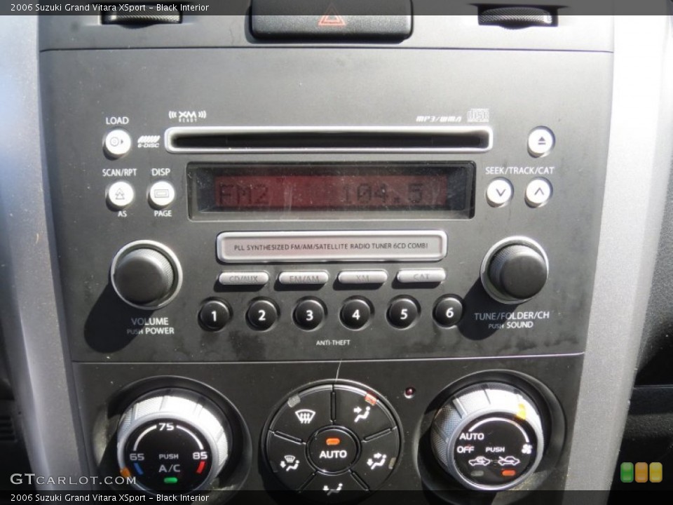 Black Interior Audio System for the 2006 Suzuki Grand Vitara XSport #70989028