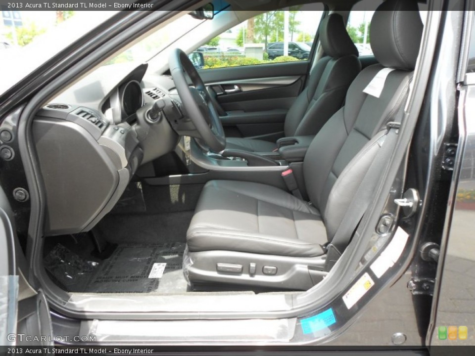 Ebony Interior Front Seat for the 2013 Acura TL  #70991572