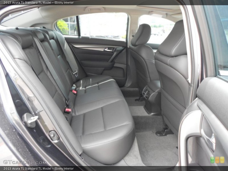 Ebony Interior Rear Seat for the 2013 Acura TL  #70991603