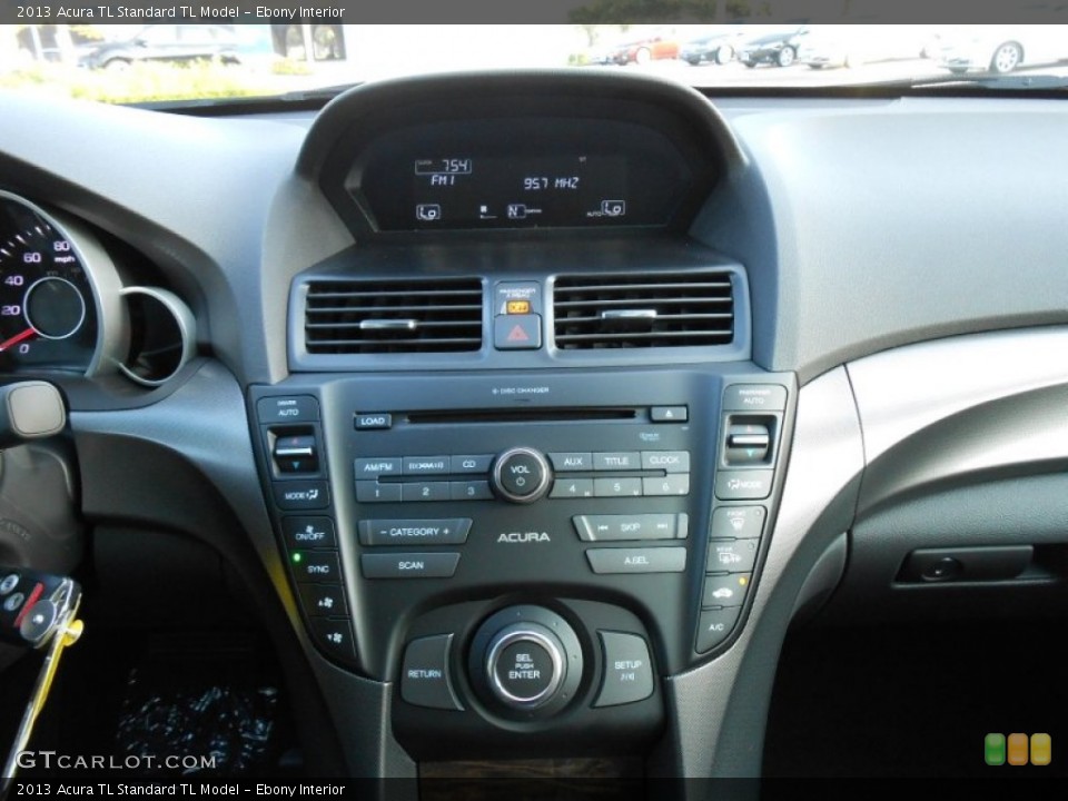 Ebony Interior Controls for the 2013 Acura TL  #70992004