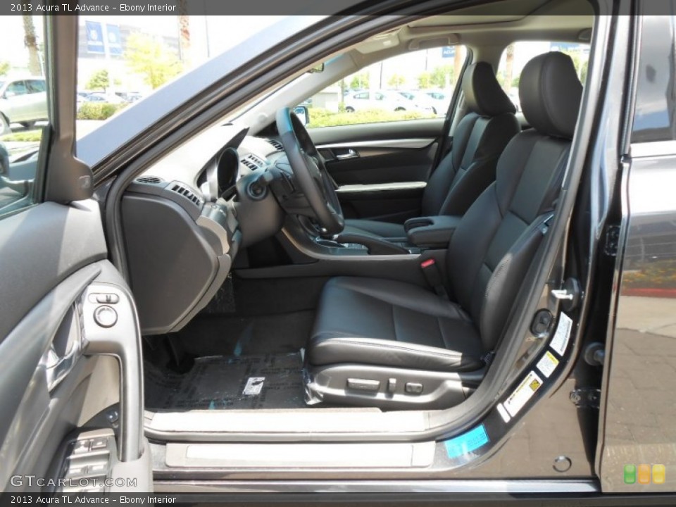 Ebony Interior Front Seat for the 2013 Acura TL Advance #70992166