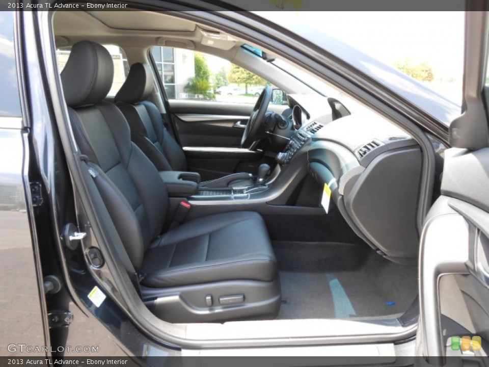 Ebony Interior Front Seat for the 2013 Acura TL Advance #70992179