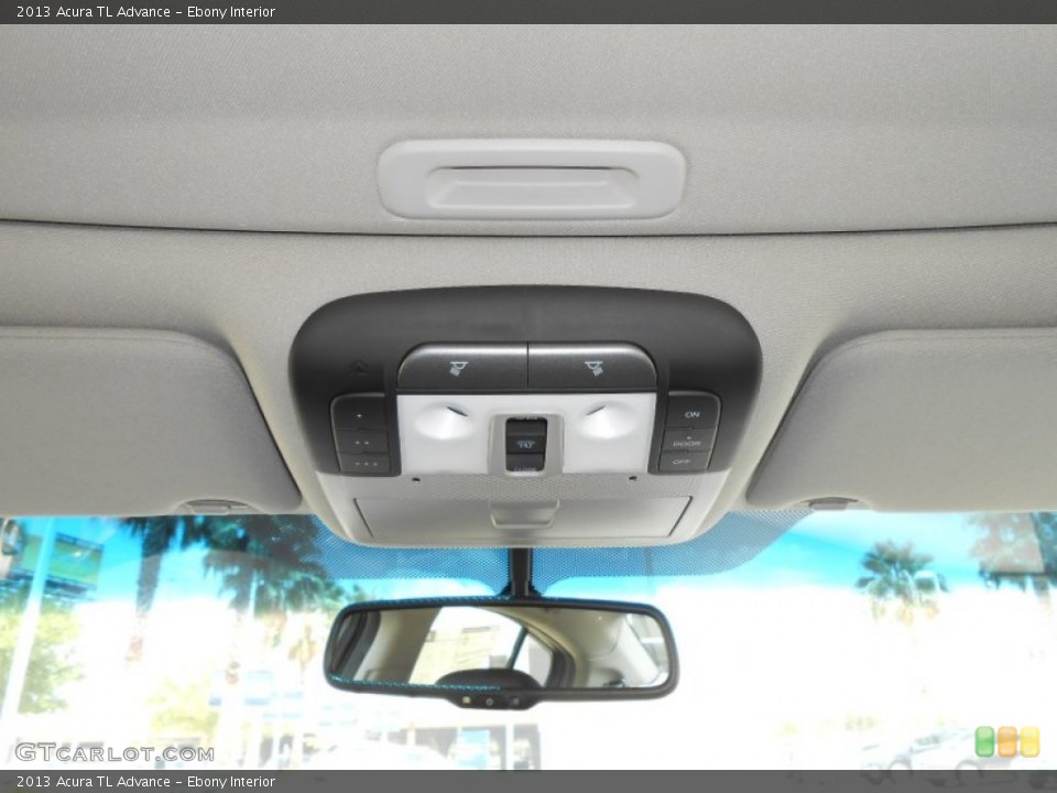 Ebony Interior Controls for the 2013 Acura TL Advance #70992235