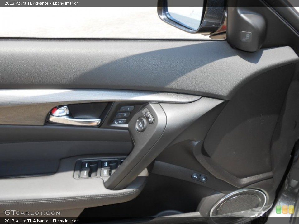 Ebony Interior Controls for the 2013 Acura TL Advance #70992271