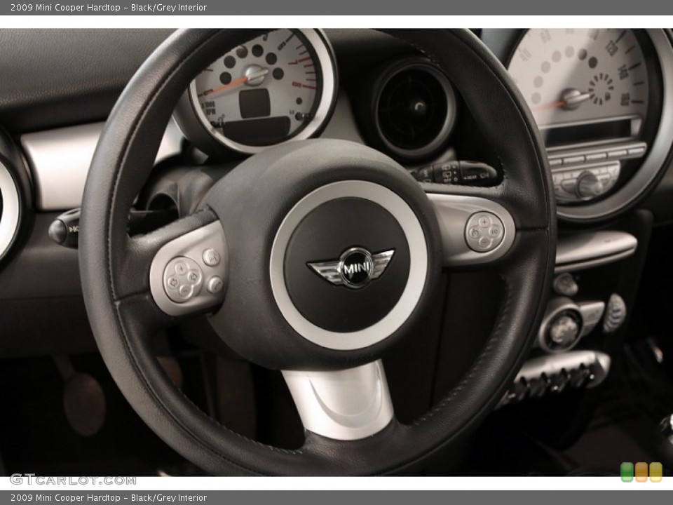 Black/Grey Interior Steering Wheel for the 2009 Mini Cooper Hardtop #70993432