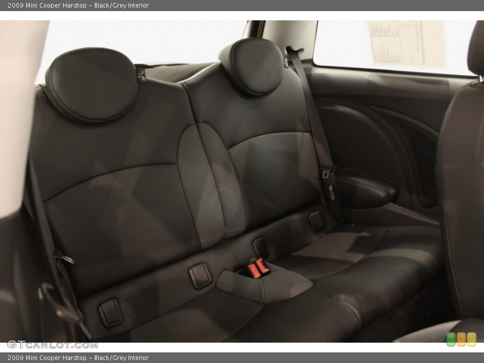 Black/Grey Interior Rear Seat for the 2009 Mini Cooper Hardtop #70993474
