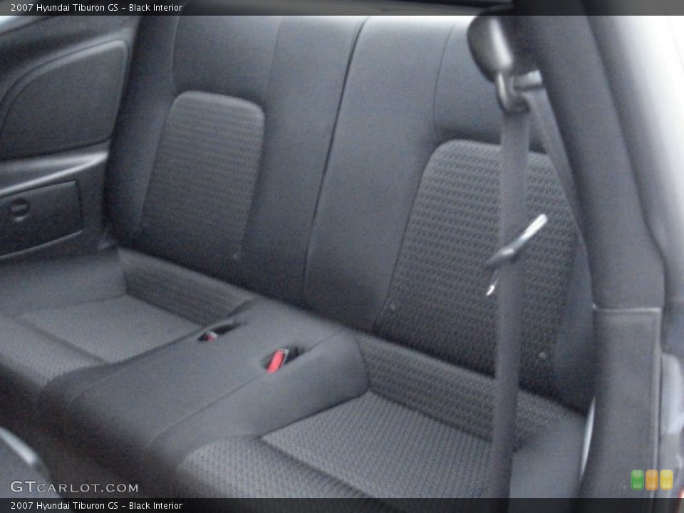 Black Interior Rear Seat for the 2007 Hyundai Tiburon GS #70994440