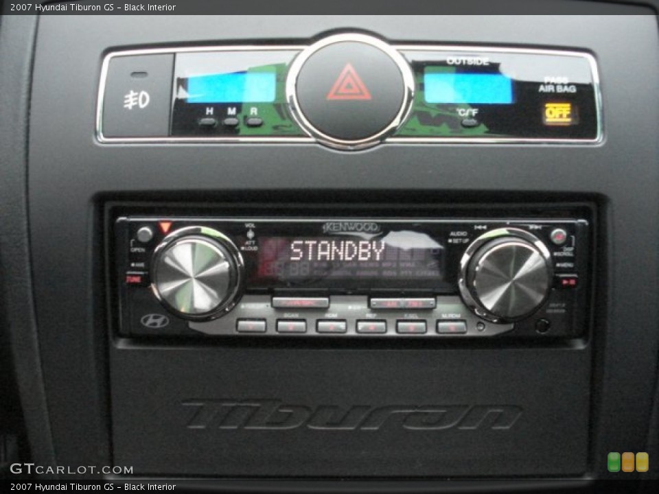 Black Interior Audio System for the 2007 Hyundai Tiburon GS #70994458