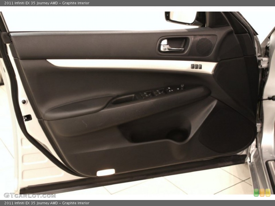 Graphite Interior Door Panel for the 2011 Infiniti EX 35 Journey AWD #70994515