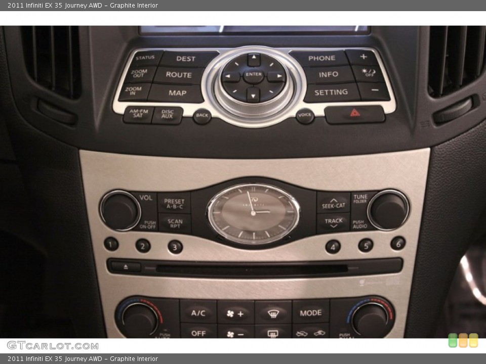 Graphite Interior Controls for the 2011 Infiniti EX 35 Journey AWD #70994596