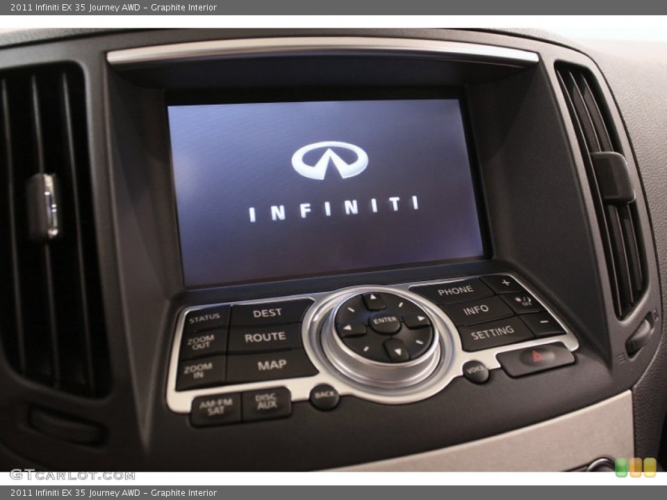 Graphite Interior Controls for the 2011 Infiniti EX 35 Journey AWD #70994605