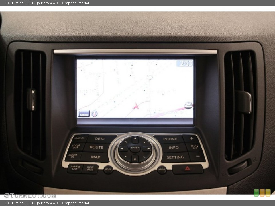 Graphite Interior Controls for the 2011 Infiniti EX 35 Journey AWD #70994635