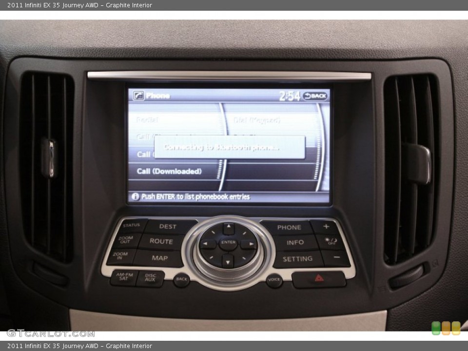 Graphite Interior Controls for the 2011 Infiniti EX 35 Journey AWD #70994641
