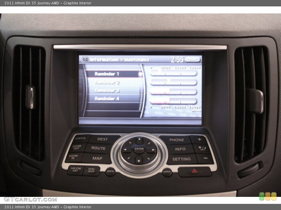 Graphite Interior Controls for the 2011 Infiniti EX 35 Journey AWD #70994659