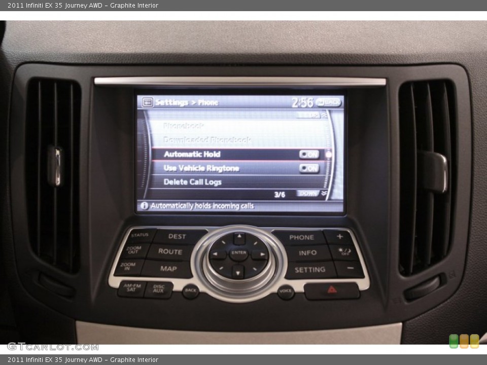 Graphite Interior Controls for the 2011 Infiniti EX 35 Journey AWD #70994698