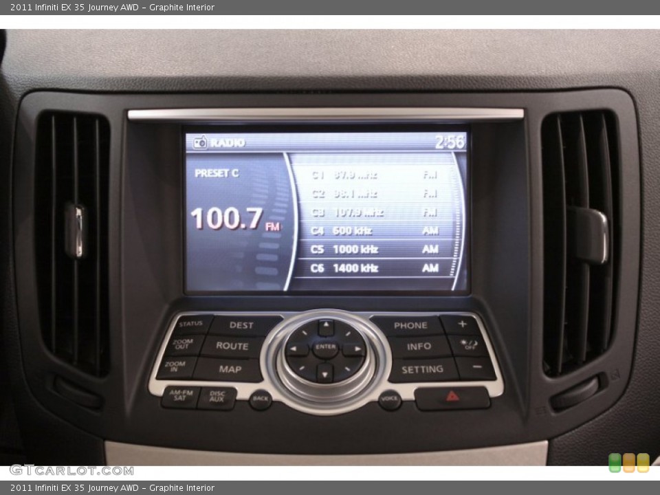 Graphite Interior Audio System for the 2011 Infiniti EX 35 Journey AWD #70994725