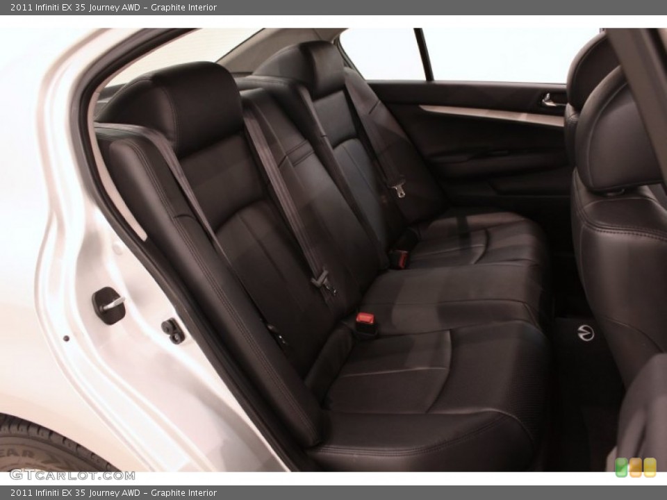 Graphite Interior Rear Seat for the 2011 Infiniti EX 35 Journey AWD #70994803