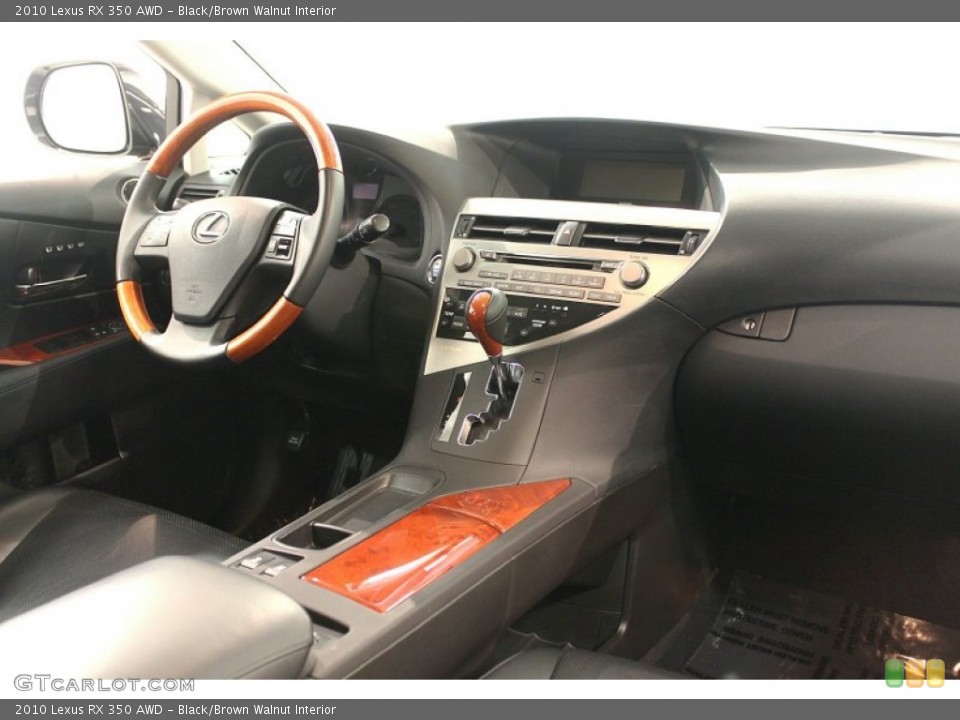 Black/Brown Walnut Interior Dashboard for the 2010 Lexus RX 350 AWD #70995754