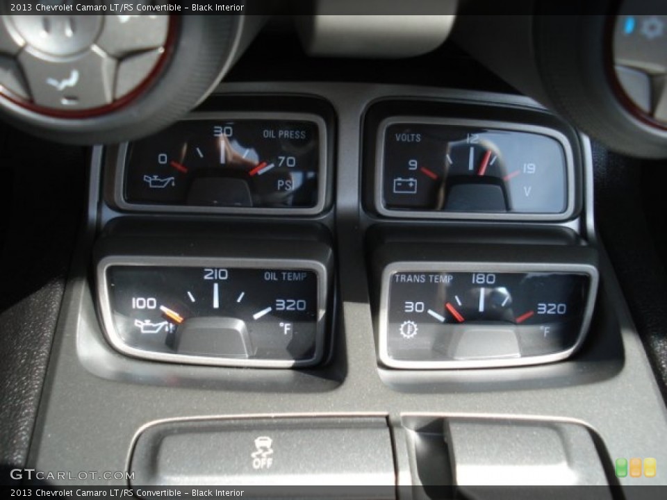 Black Interior Gauges for the 2013 Chevrolet Camaro LT/RS Convertible #70996150