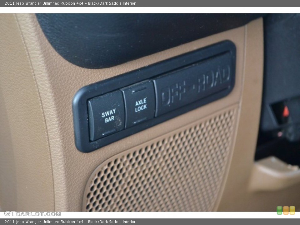 Black/Dark Saddle Interior Controls for the 2011 Jeep Wrangler Unlimited Rubicon 4x4 #71000656