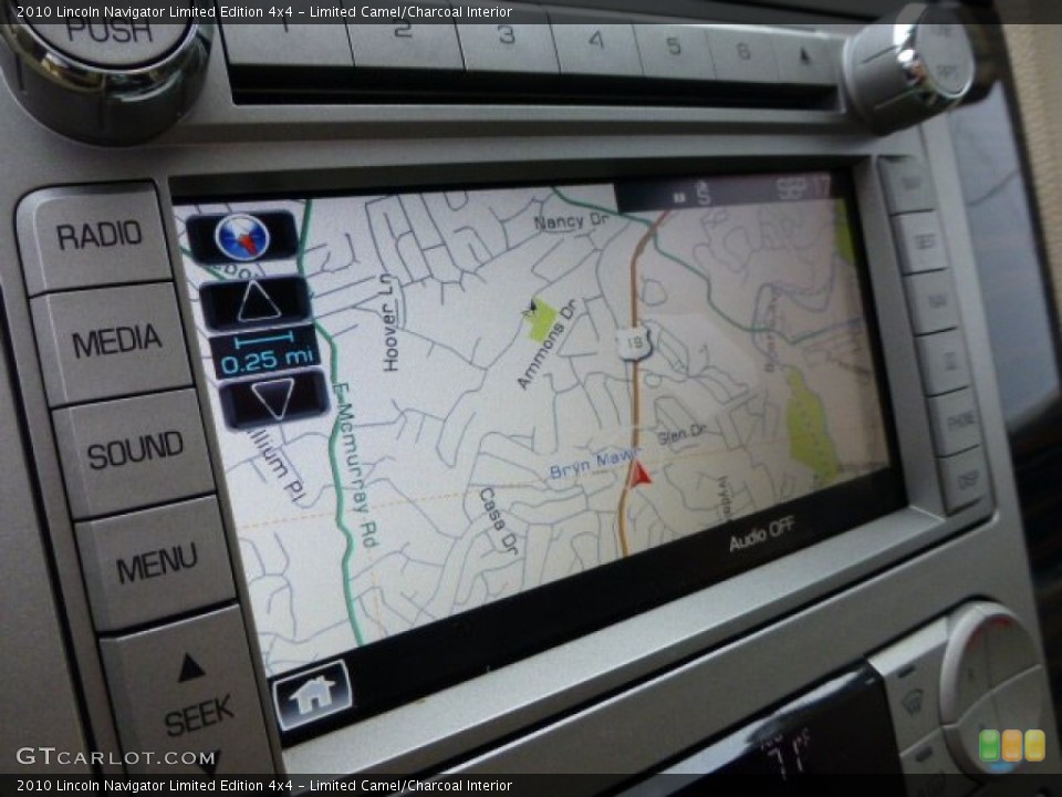 Limited Camel/Charcoal Interior Navigation for the 2010 Lincoln Navigator Limited Edition 4x4 #71002696