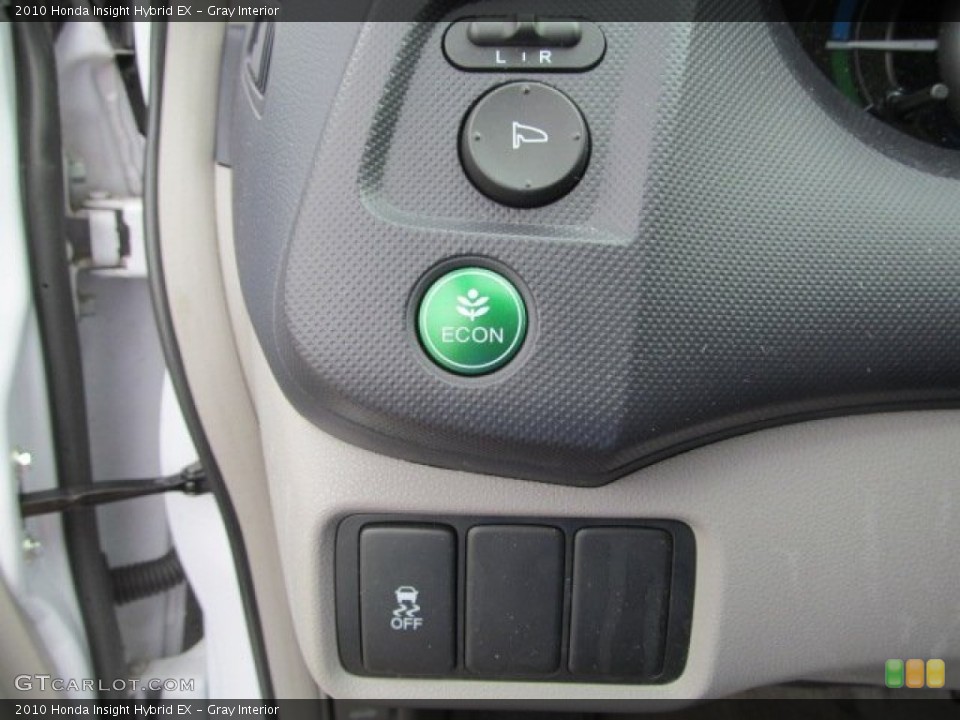 Gray Interior Controls for the 2010 Honda Insight Hybrid EX #71004373