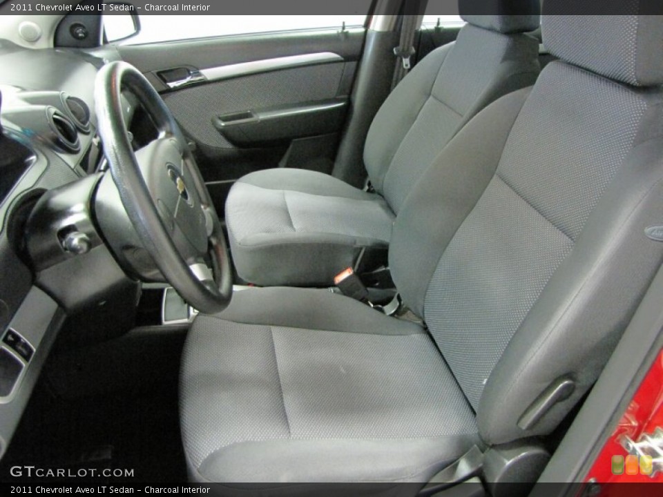 Charcoal Interior Front Seat for the 2011 Chevrolet Aveo LT Sedan #71005075