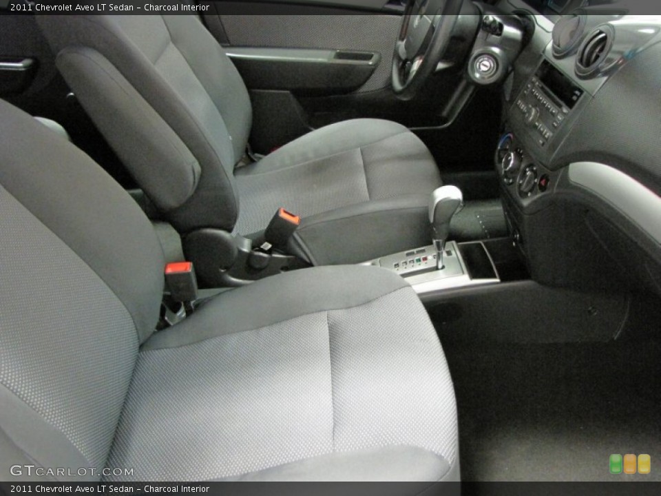 Charcoal Interior Front Seat for the 2011 Chevrolet Aveo LT Sedan #71005091