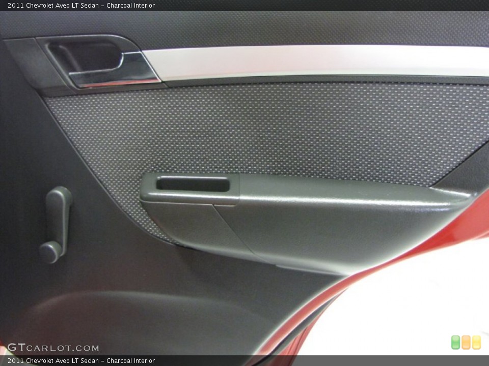 Charcoal Interior Door Panel for the 2011 Chevrolet Aveo LT Sedan #71005096