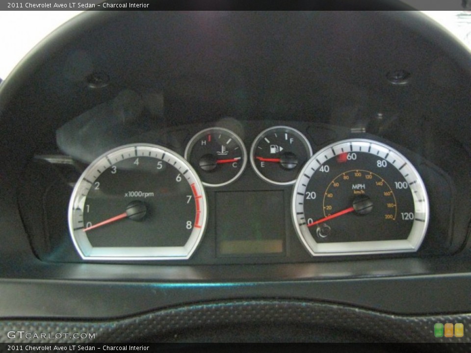 Charcoal Interior Gauges for the 2011 Chevrolet Aveo LT Sedan #71005138