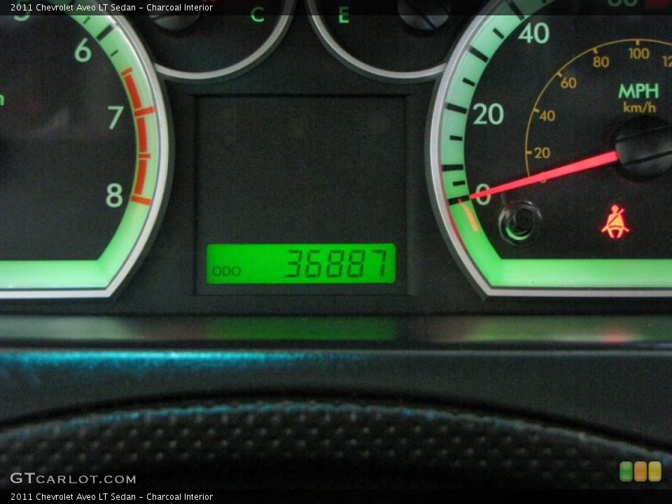 Charcoal Interior Gauges for the 2011 Chevrolet Aveo LT Sedan #71005144
