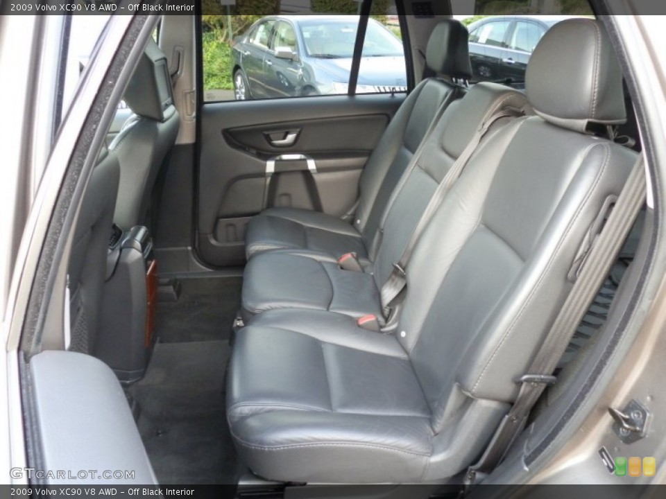 Off Black Interior Rear Seat for the 2009 Volvo XC90 V8 AWD #71006204