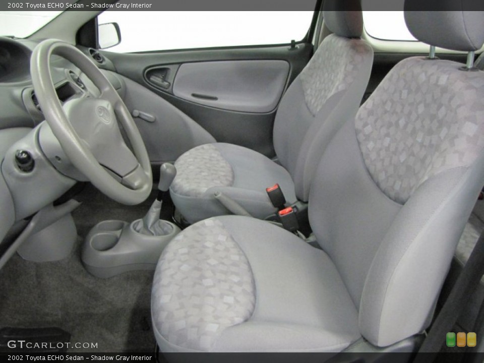 Shadow Gray Interior Photo for the 2002 Toyota ECHO Sedan #71006426