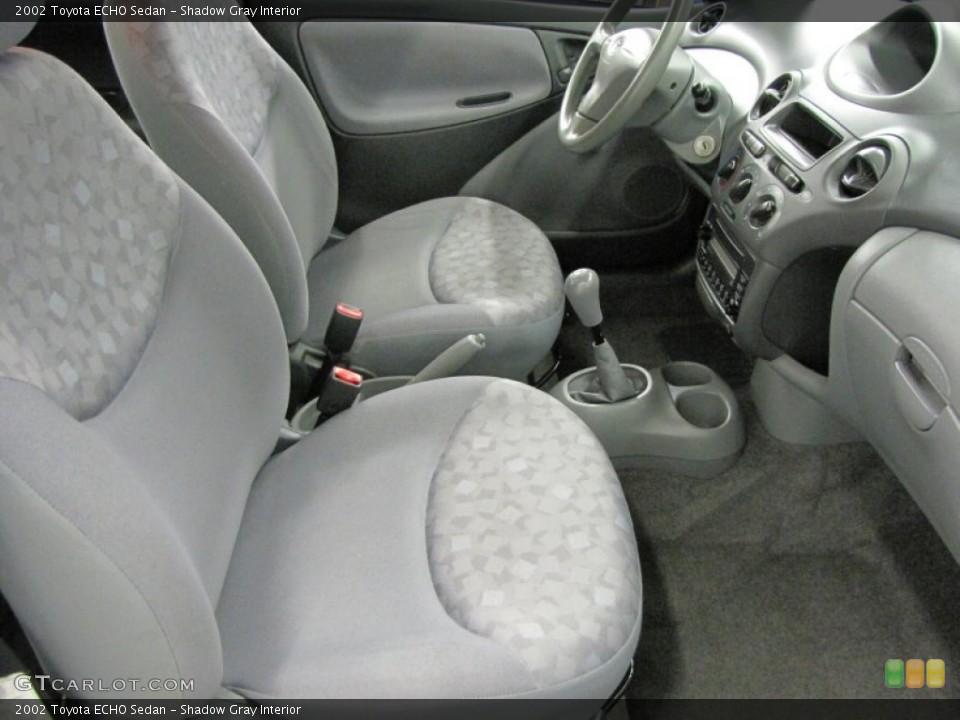 Shadow Gray Interior Photo for the 2002 Toyota ECHO Sedan #71006453