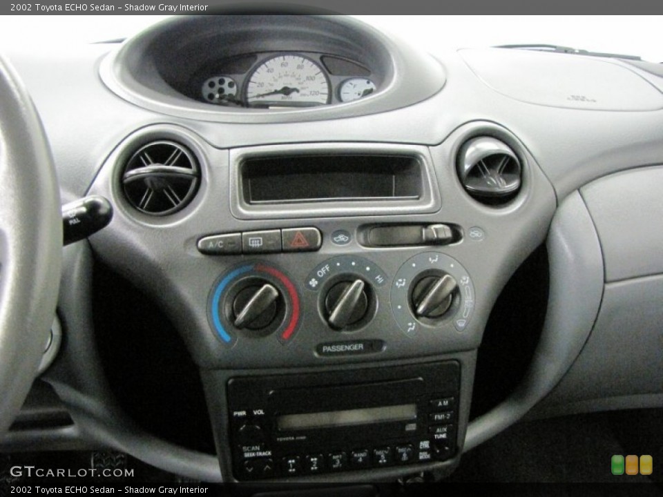 Shadow Gray Interior Controls for the 2002 Toyota ECHO Sedan #71006492