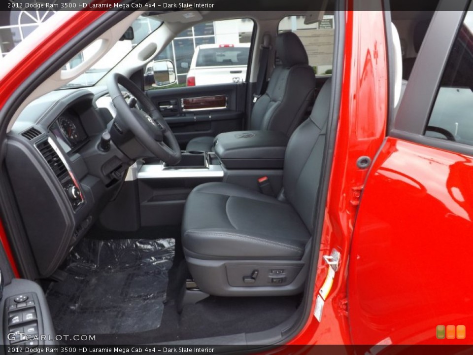 Dark Slate Interior Photo for the 2012 Dodge Ram 3500 HD Laramie Mega Cab 4x4 #71008976