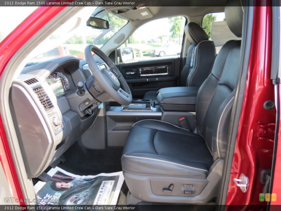 Dark Slate Gray Interior Photo for the 2012 Dodge Ram 1500 Laramie Limited Crew Cab #71013518