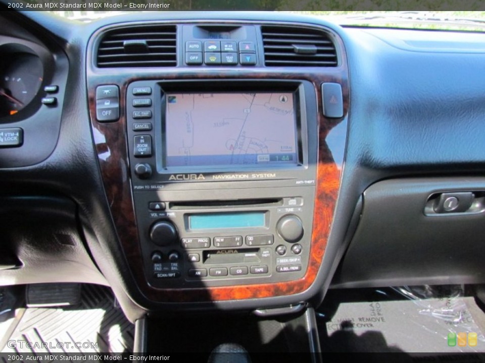 Ebony Interior Controls for the 2002 Acura MDX  #71013674