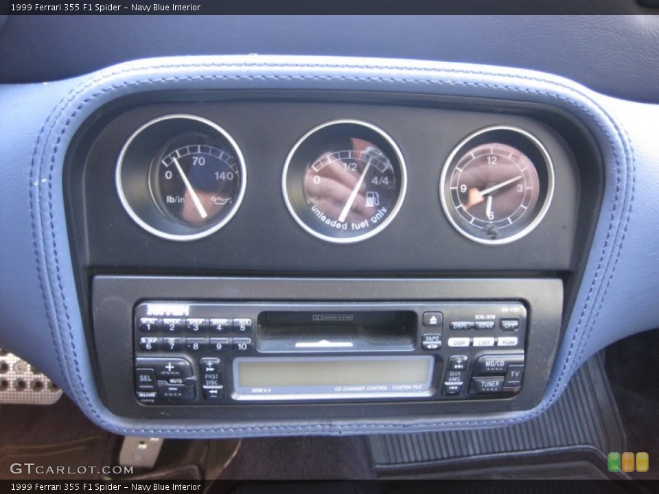Navy Blue Interior Controls for the 1999 Ferrari 355 F1 Spider #71014319