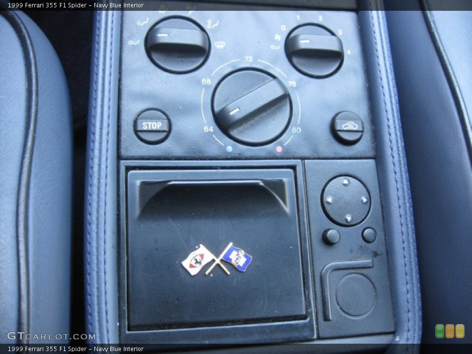 Navy Blue Interior Controls for the 1999 Ferrari 355 F1 Spider #71014340