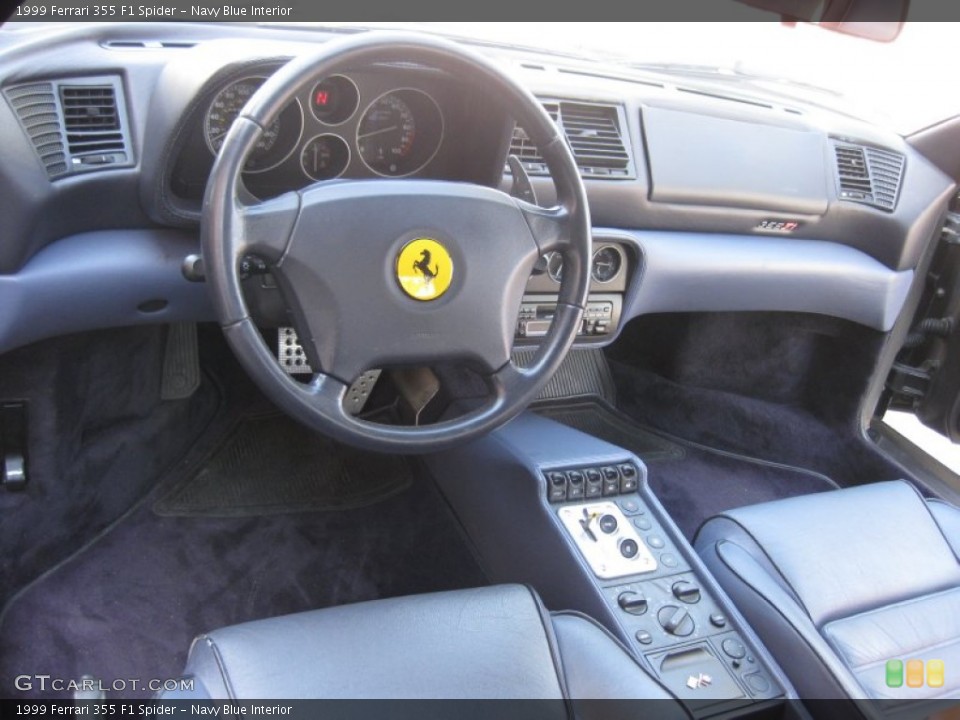 Navy Blue Interior Dashboard for the 1999 Ferrari 355 F1 Spider #71014373