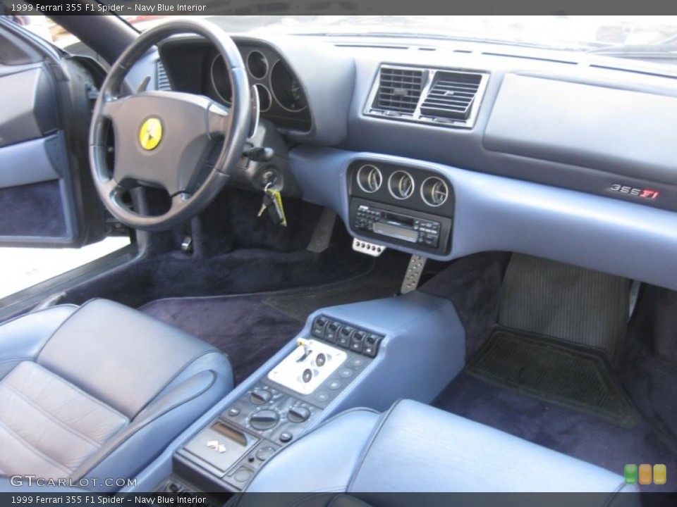 Navy Blue Interior Dashboard for the 1999 Ferrari 355 F1 Spider #71014379