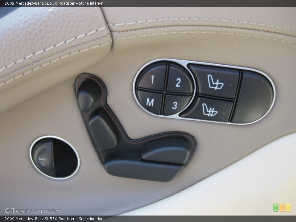 Stone Interior Controls for the 2009 Mercedes-Benz SL 550 Roadster #71015057