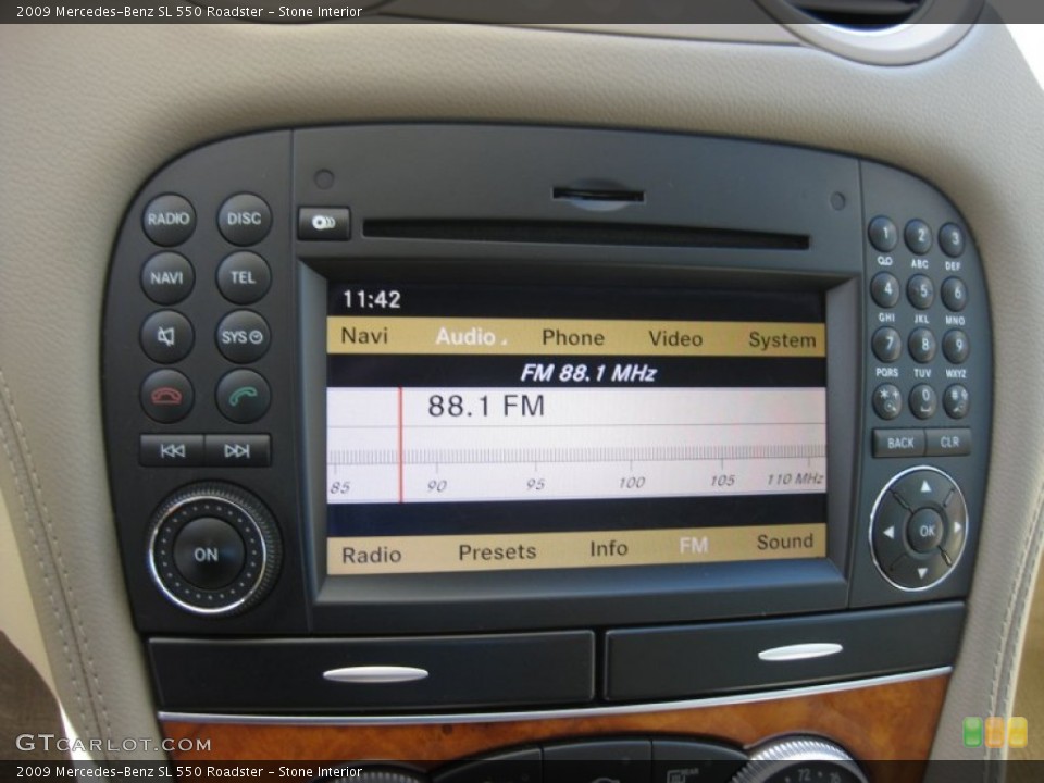Stone Interior Audio System for the 2009 Mercedes-Benz SL 550 Roadster #71015077