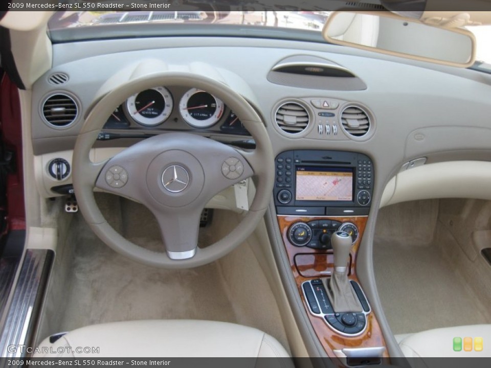 Stone Interior Dashboard for the 2009 Mercedes-Benz SL 550 Roadster #71015153