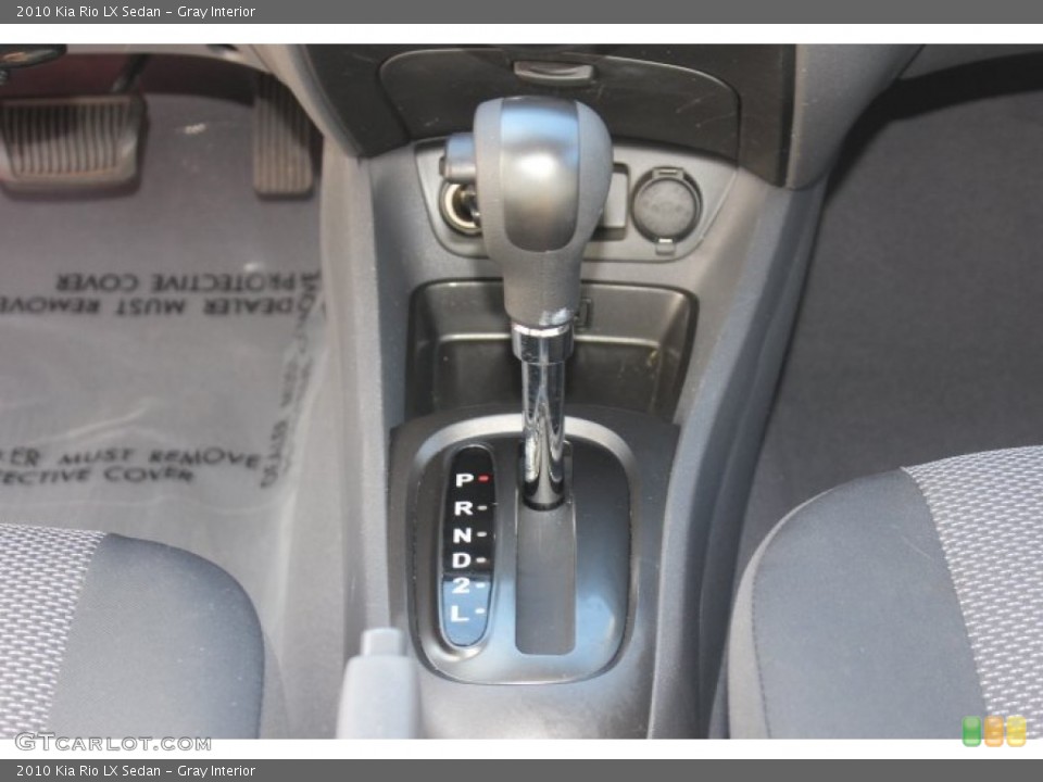 Gray Interior Transmission for the 2010 Kia Rio LX Sedan #71016905
