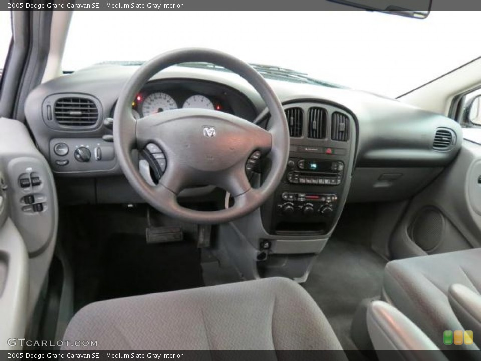 Medium Slate Gray Interior Dashboard for the 2005 Dodge Grand Caravan SE #71018777