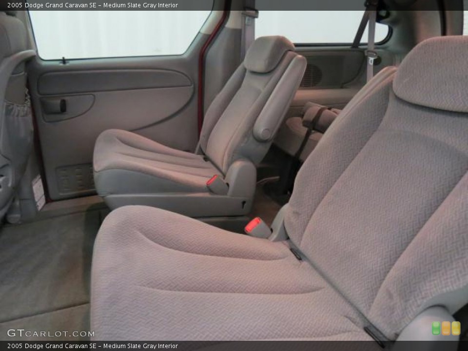 Medium Slate Gray Interior Rear Seat for the 2005 Dodge Grand Caravan SE #71018783