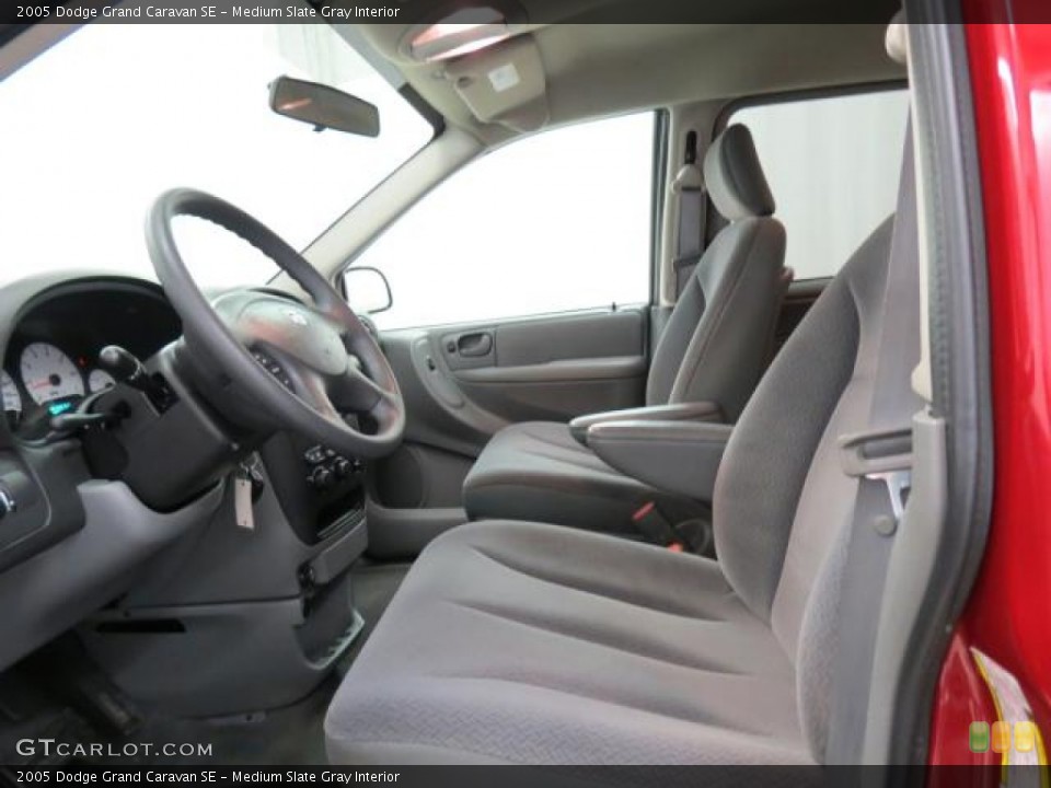 Medium Slate Gray Interior Front Seat for the 2005 Dodge Grand Caravan SE #71018789