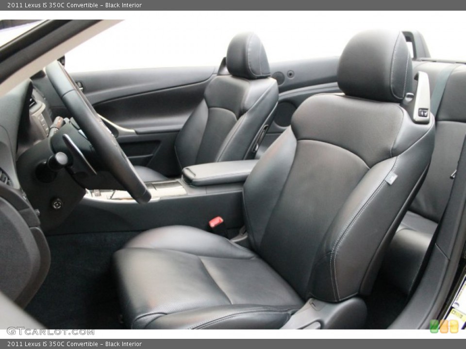 Black Interior Photo for the 2011 Lexus IS 350C Convertible #71019803